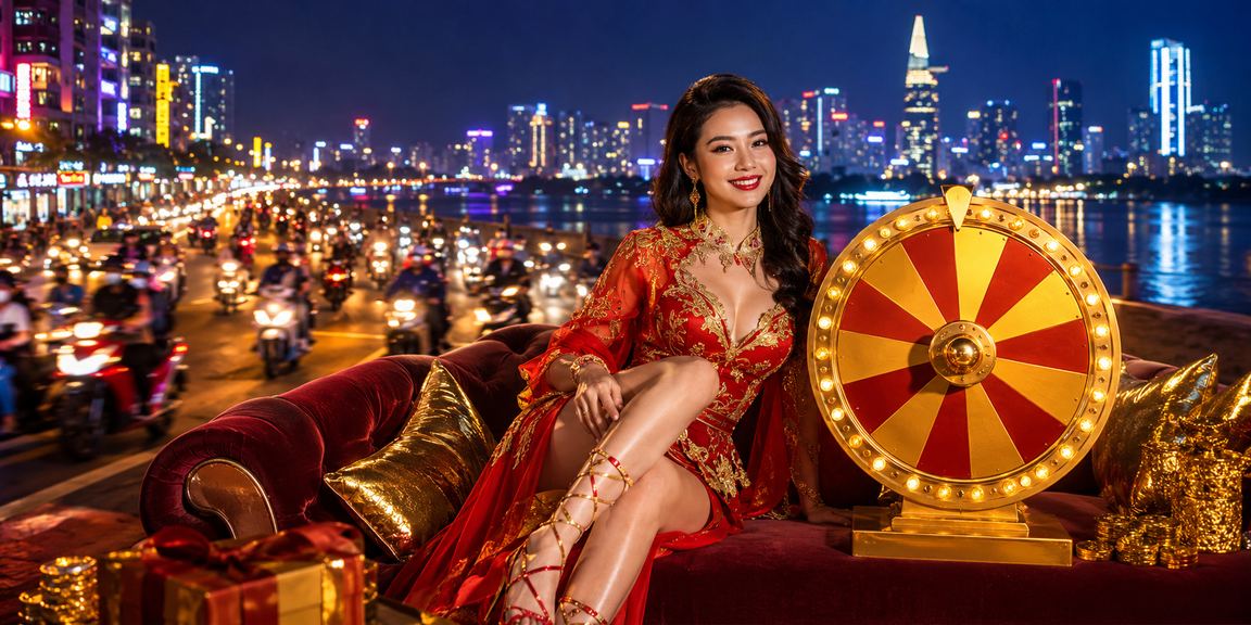 Sòng bạc roulette ánh đèn neon tại TP Hồ Chí Minh